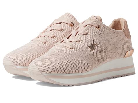 michael kors monique trainer pink|michael kors monique knit trainer.